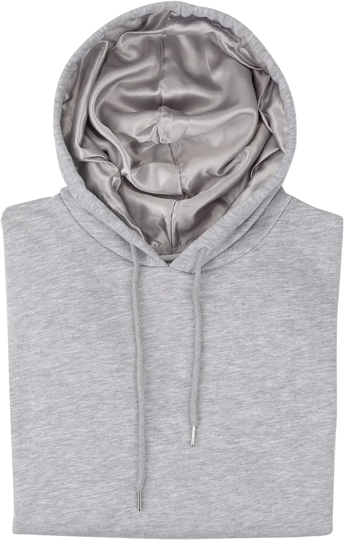 Satin-Lined Hoodie